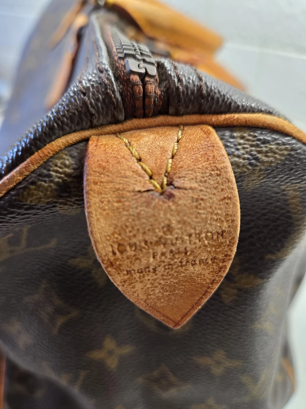 Vintage 1985 Louis Vuitton Monogram Speedy 40 Bag - Made in France SA851